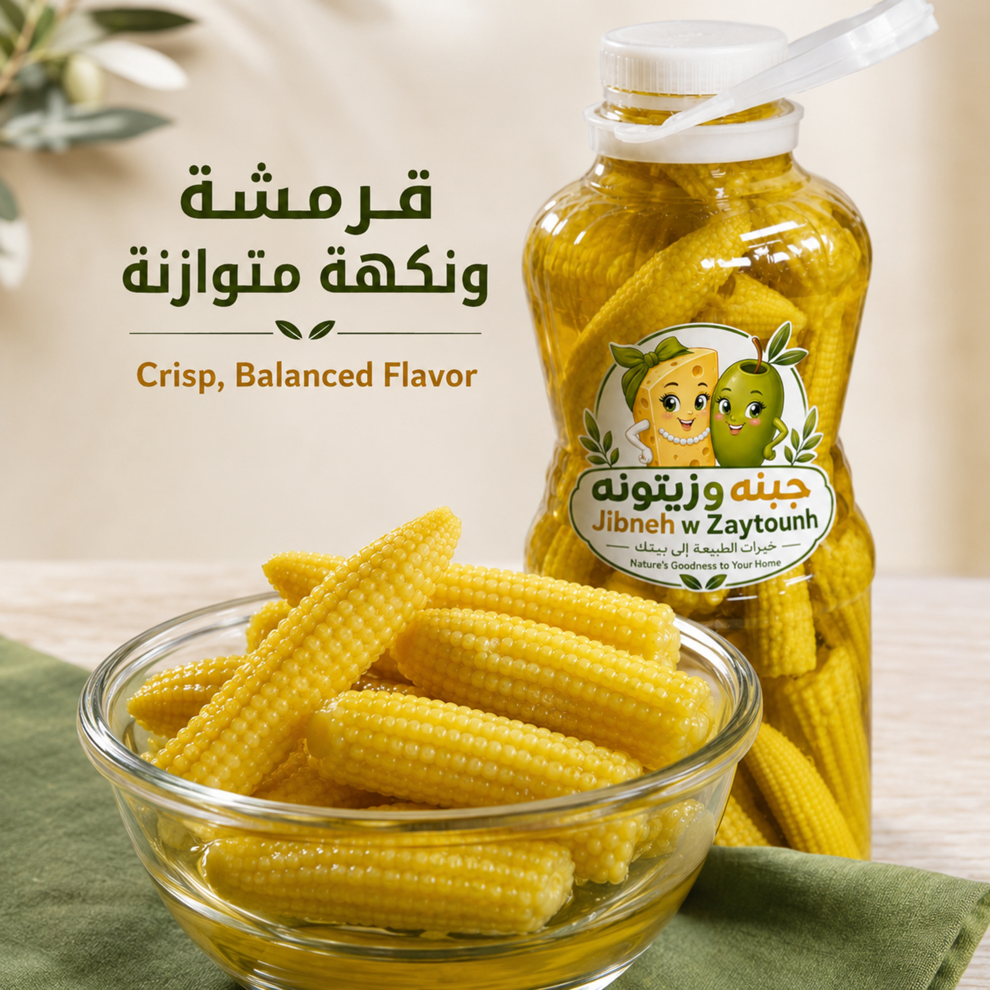 مخلل ذرة بلدي خفيف الملح 3