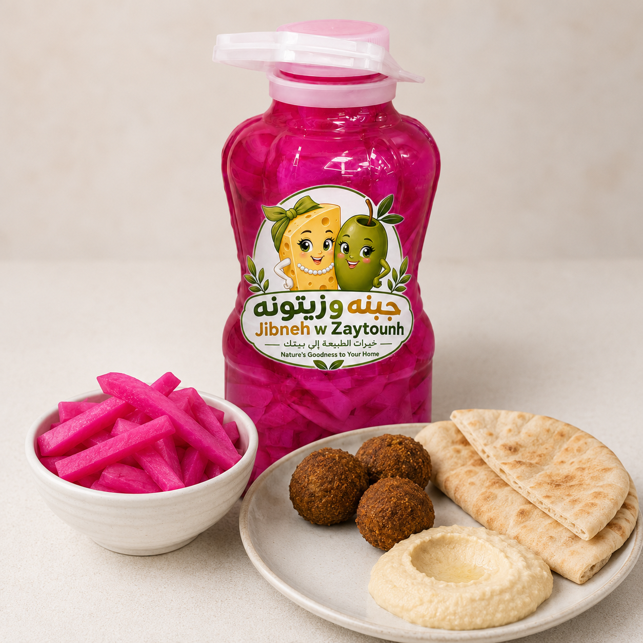 مخلل لفت بلدي خفيف الملح 4